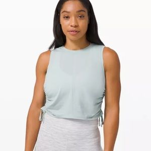 Lululemon RARE Cinch It Up Tank - Hazy Jade
